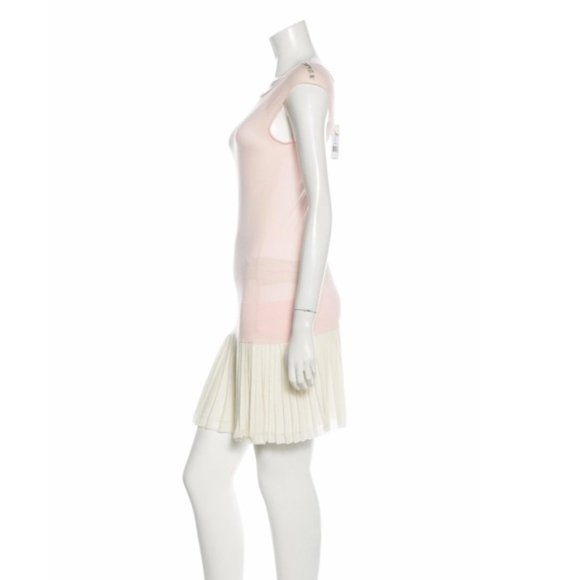 IISLI Colorblock Mini Light Pink Dress - Picture 2 of 3